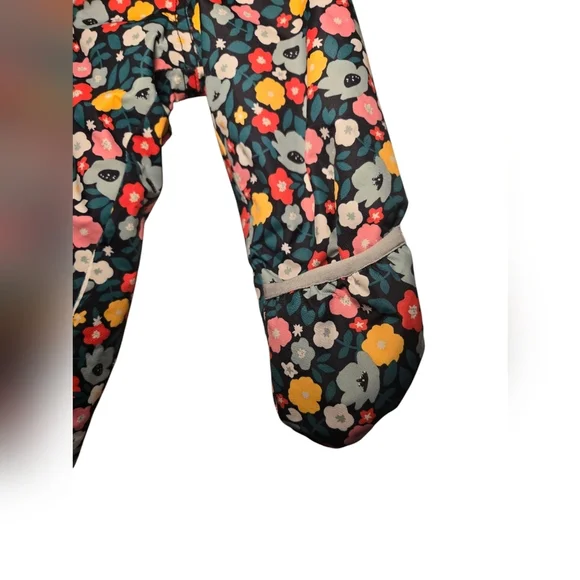 Baby Boden Snowsuit Baby Girl Size 6-12 Months Floral Colorful - Picture 4 of 9